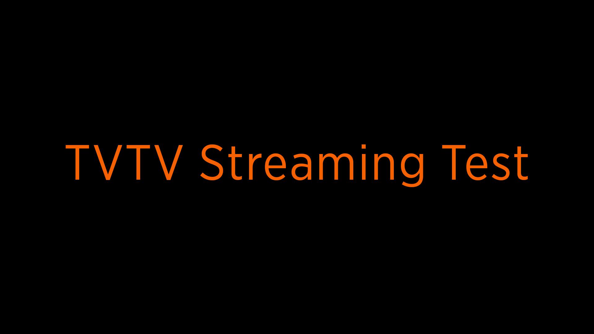 TVTV Test #1